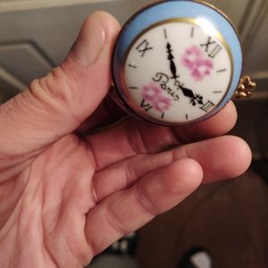Limoge Pocket Watch Box